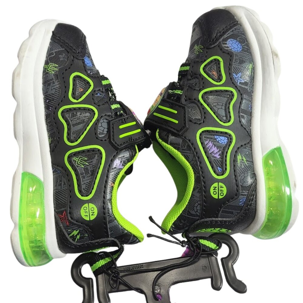 NICKELODEON Ninja Turtles Lighted Shoes - New With Tags Infant Boys 6